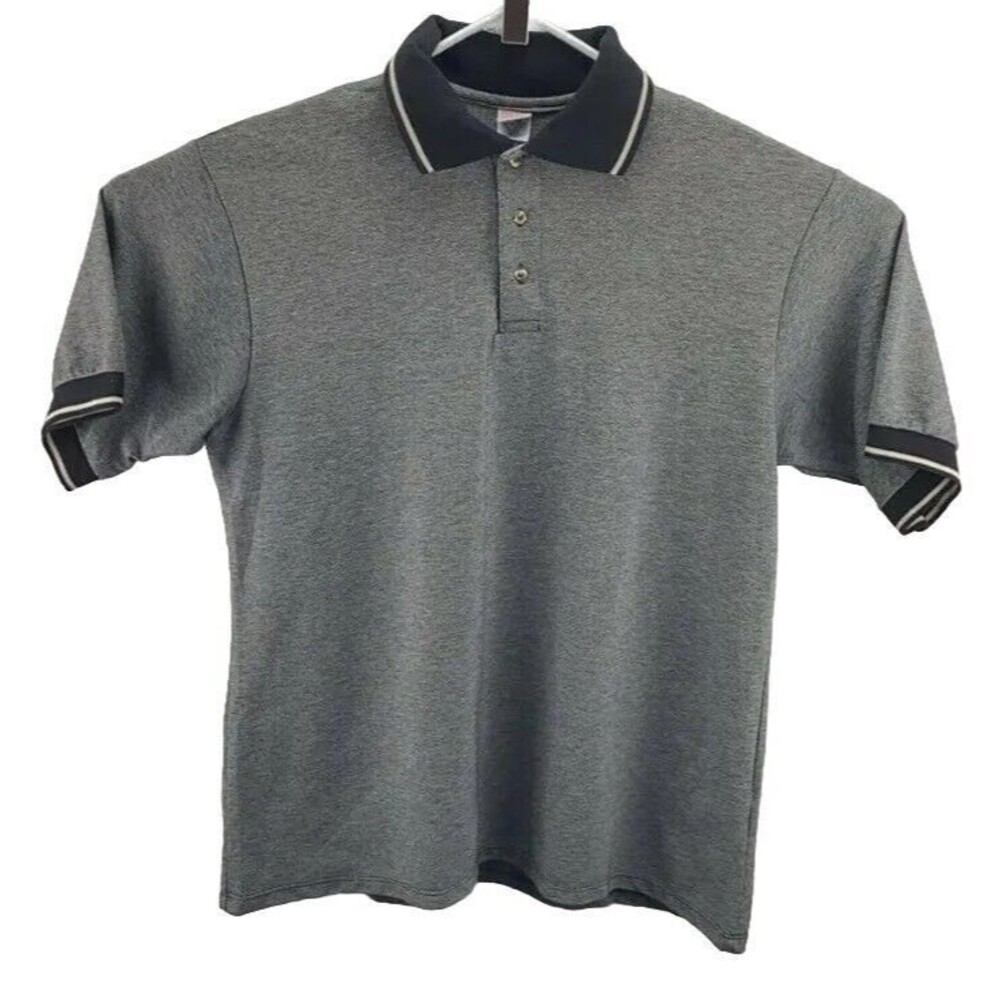 Red Kap Gray Short Sleeve Polo Shirt Men's Size L-SS